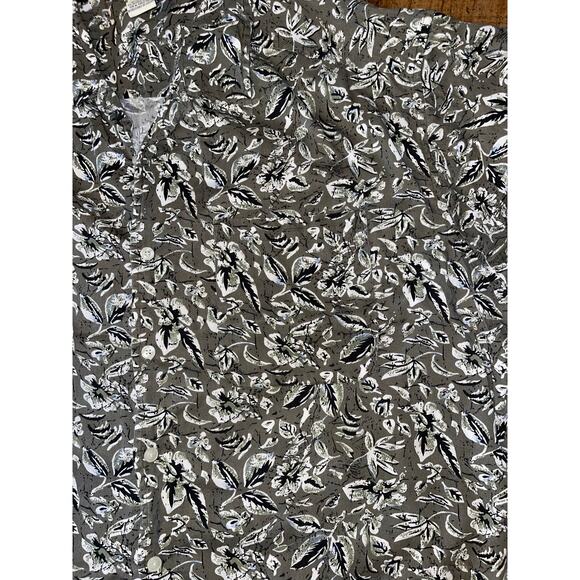 Mens OP Ocean Pacific Sport Floral Hawaiian Soft Corduroy Cotton Pocket Shirt 2X - Picture 4 of 7